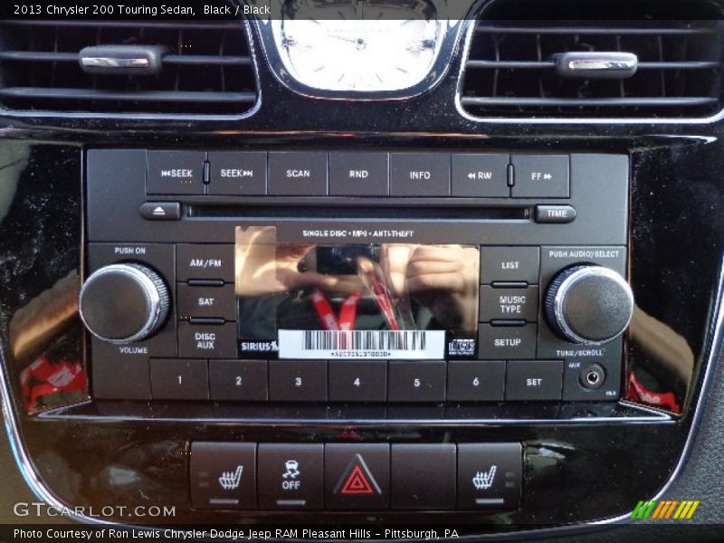 Black / Black 2013 Chrysler 200 Touring Sedan