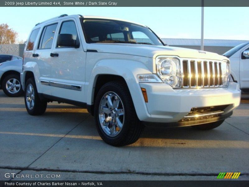 Stone White / Dark Slate Gray 2009 Jeep Liberty Limited 4x4