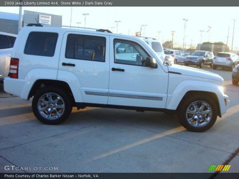 Stone White / Dark Slate Gray 2009 Jeep Liberty Limited 4x4