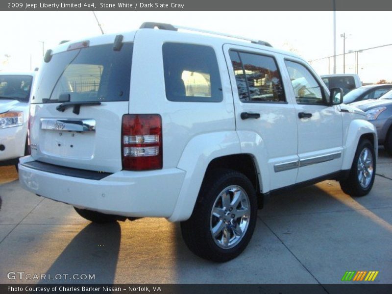 Stone White / Dark Slate Gray 2009 Jeep Liberty Limited 4x4