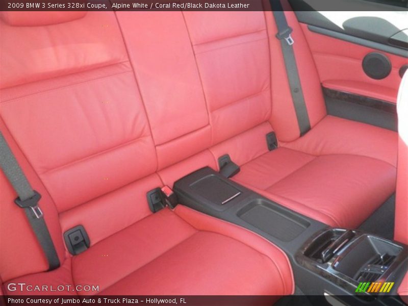 Alpine White / Coral Red/Black Dakota Leather 2009 BMW 3 Series 328xi Coupe
