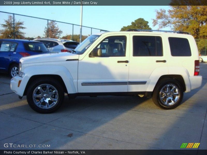 Stone White / Dark Slate Gray 2009 Jeep Liberty Limited 4x4