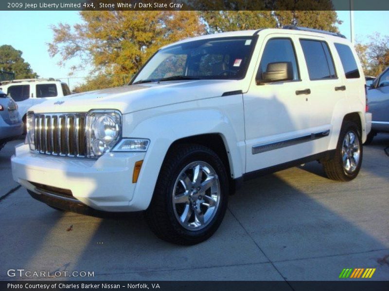 Stone White / Dark Slate Gray 2009 Jeep Liberty Limited 4x4