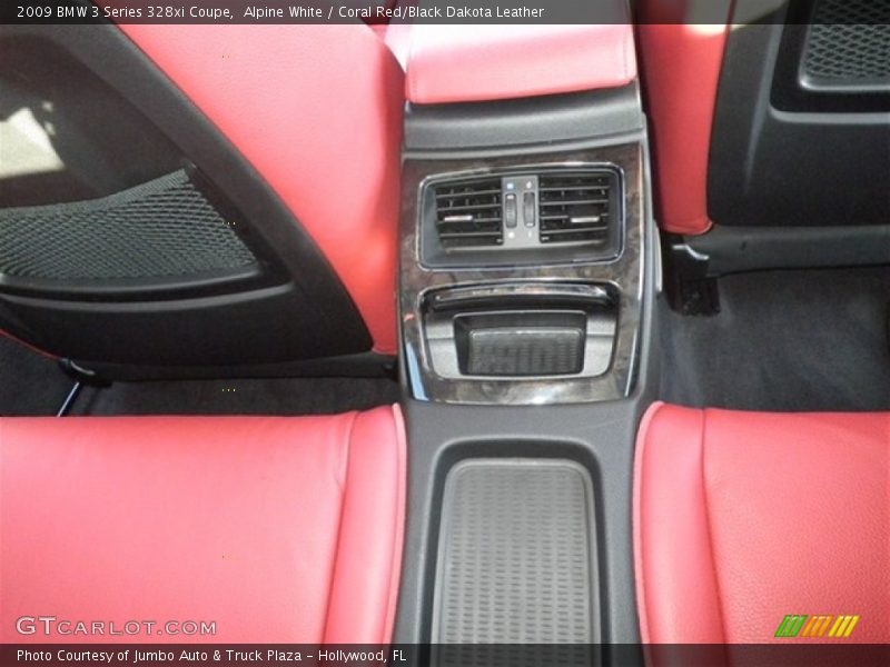 Alpine White / Coral Red/Black Dakota Leather 2009 BMW 3 Series 328xi Coupe