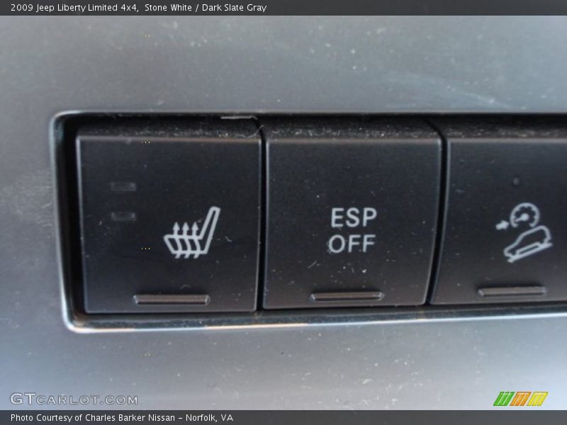 Stone White / Dark Slate Gray 2009 Jeep Liberty Limited 4x4