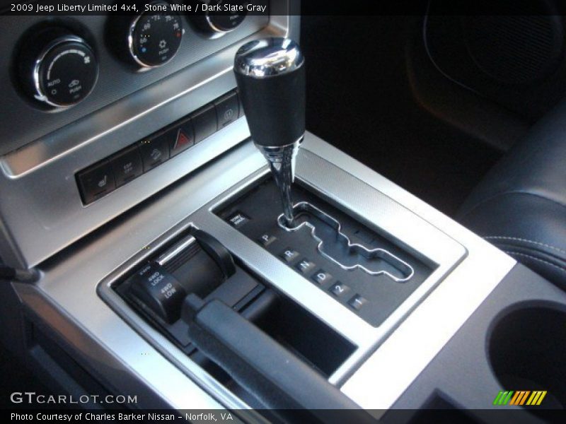 Stone White / Dark Slate Gray 2009 Jeep Liberty Limited 4x4