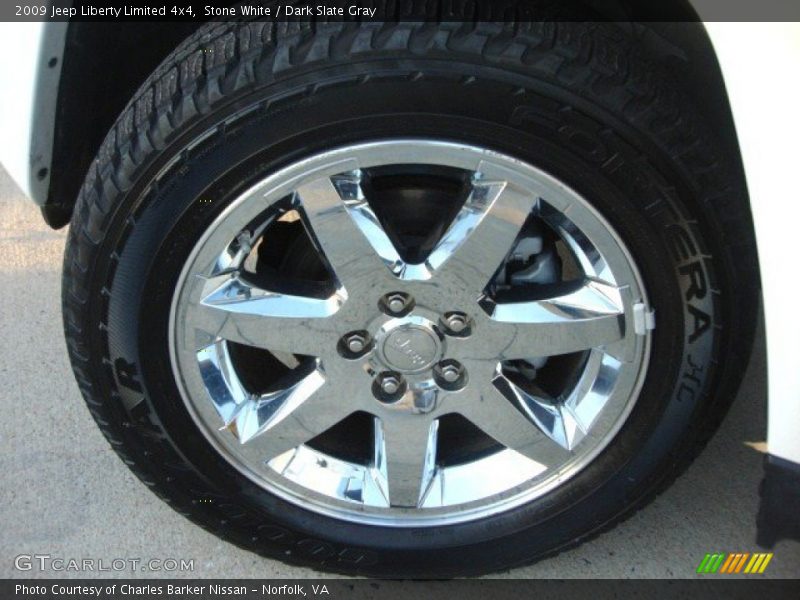 Stone White / Dark Slate Gray 2009 Jeep Liberty Limited 4x4