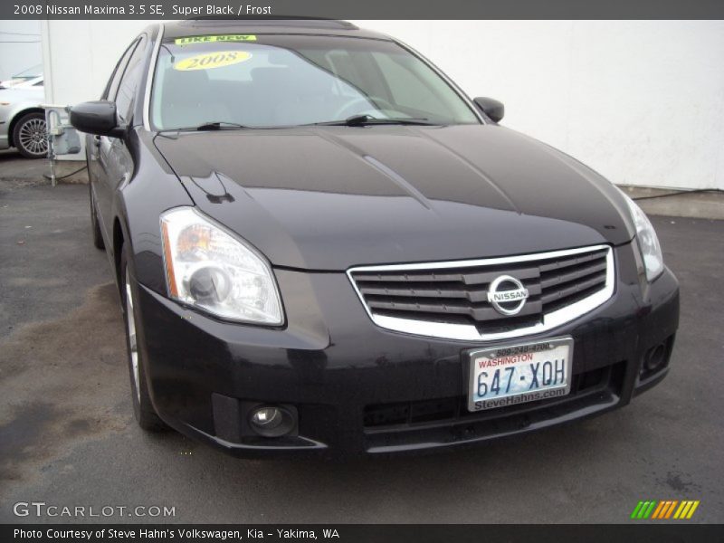 Super Black / Frost 2008 Nissan Maxima 3.5 SE
