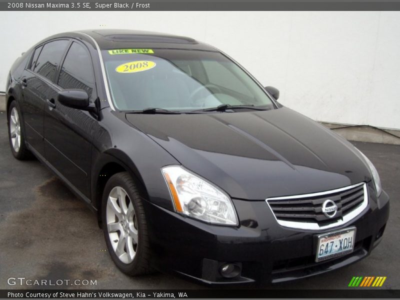 Super Black / Frost 2008 Nissan Maxima 3.5 SE