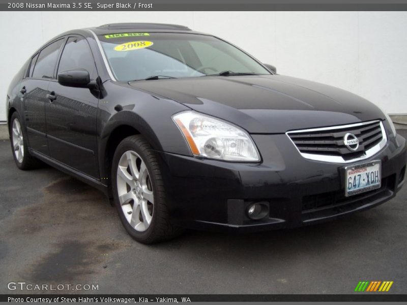Super Black / Frost 2008 Nissan Maxima 3.5 SE