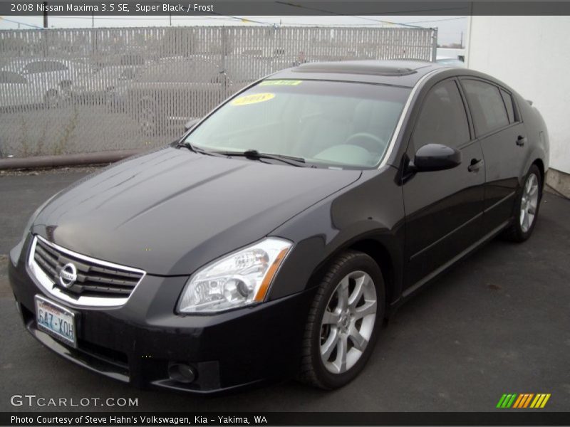 Super Black / Frost 2008 Nissan Maxima 3.5 SE