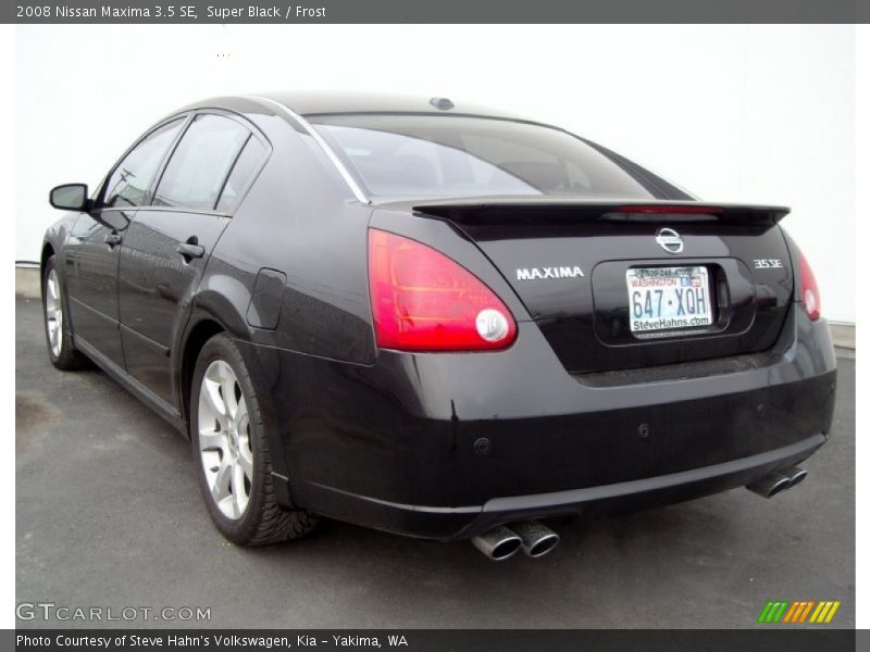 Super Black / Frost 2008 Nissan Maxima 3.5 SE