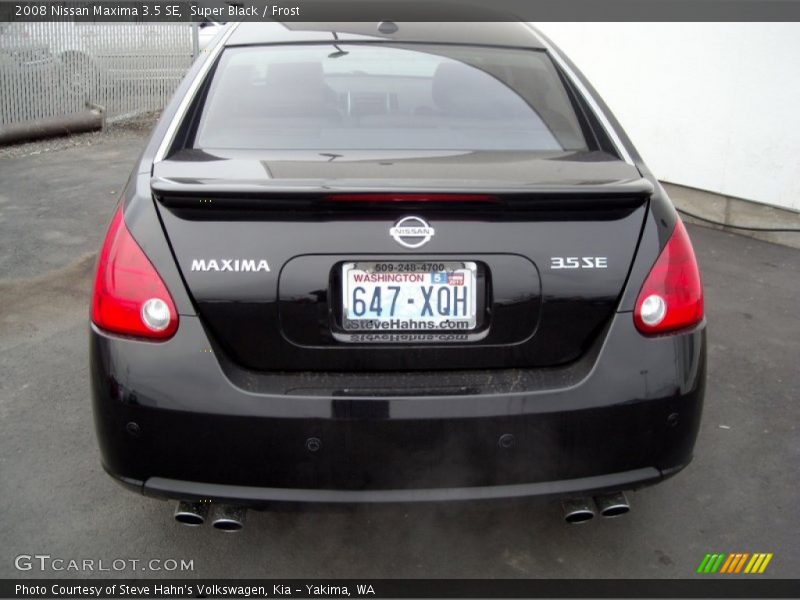 Super Black / Frost 2008 Nissan Maxima 3.5 SE