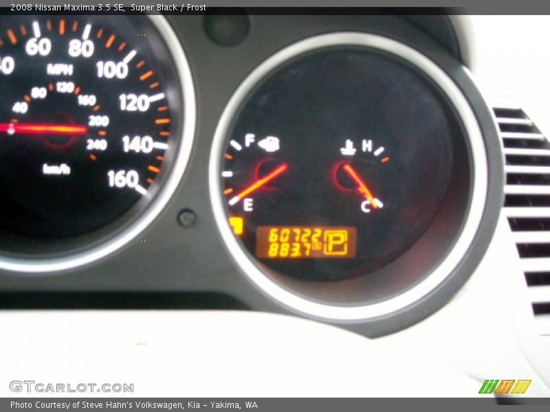 Super Black / Frost 2008 Nissan Maxima 3.5 SE
