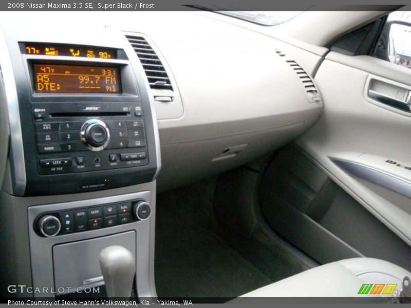 Super Black / Frost 2008 Nissan Maxima 3.5 SE