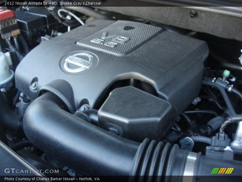 Smoke Gray / Charcoal 2012 Nissan Armada SV 4WD