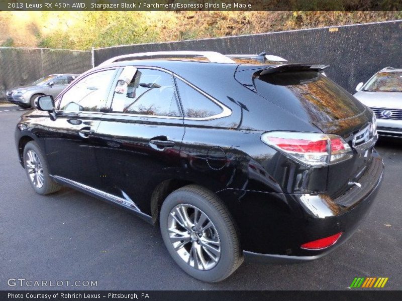 Stargazer Black / Parchment/Espresso Birds Eye Maple 2013 Lexus RX 450h AWD