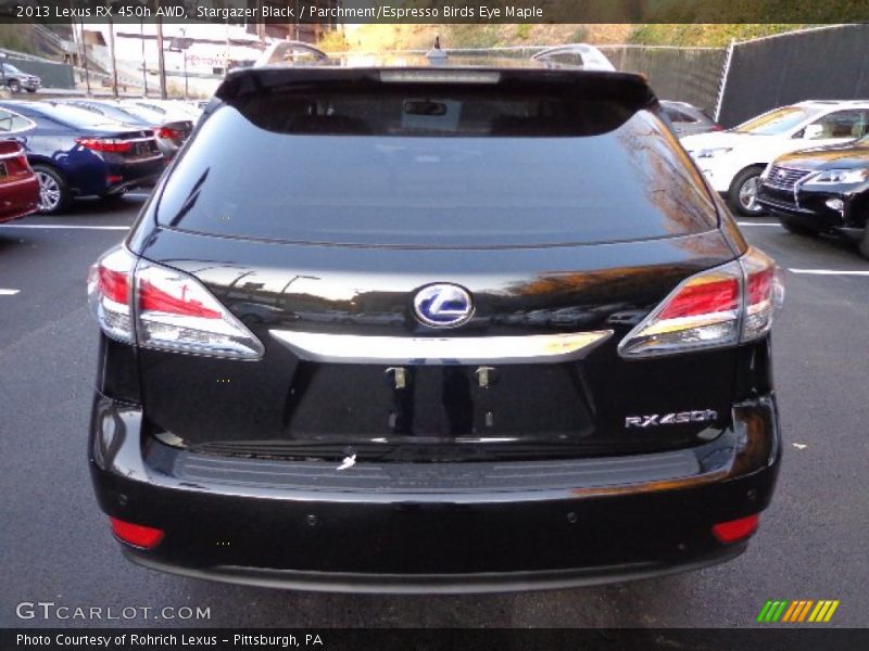 Stargazer Black / Parchment/Espresso Birds Eye Maple 2013 Lexus RX 450h AWD