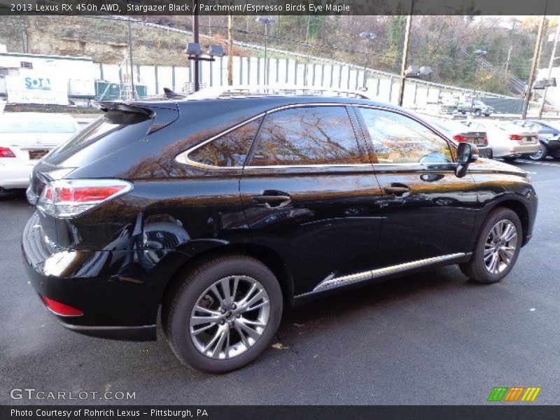 Stargazer Black / Parchment/Espresso Birds Eye Maple 2013 Lexus RX 450h AWD
