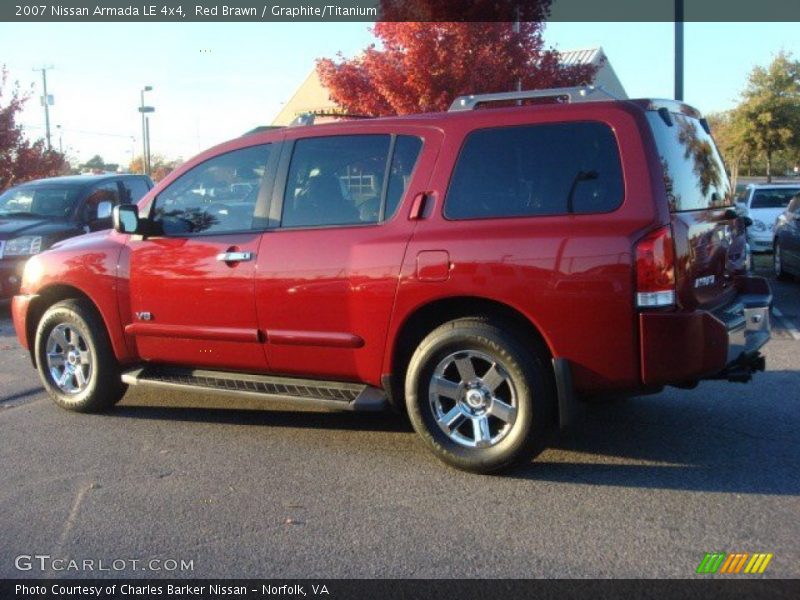 Red Brawn / Graphite/Titanium 2007 Nissan Armada LE 4x4