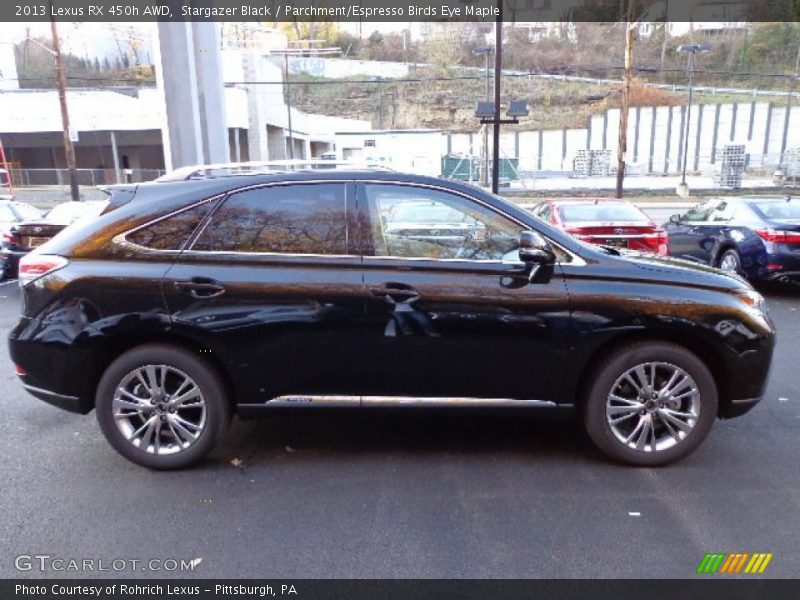 Stargazer Black / Parchment/Espresso Birds Eye Maple 2013 Lexus RX 450h AWD