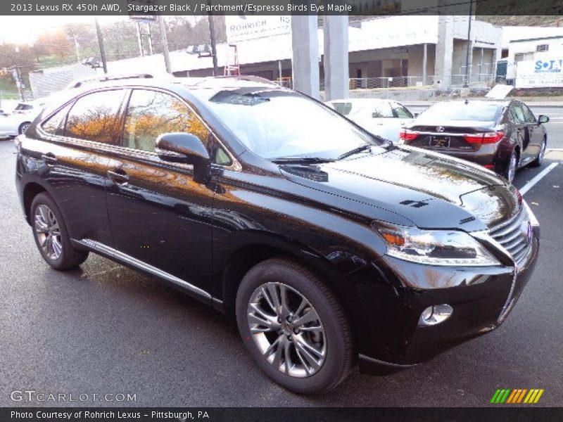 Stargazer Black / Parchment/Espresso Birds Eye Maple 2013 Lexus RX 450h AWD