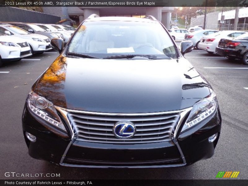 Stargazer Black / Parchment/Espresso Birds Eye Maple 2013 Lexus RX 450h AWD