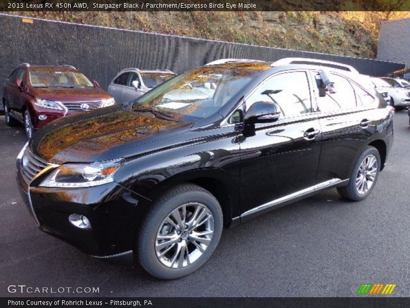 Stargazer Black / Parchment/Espresso Birds Eye Maple 2013 Lexus RX 450h AWD