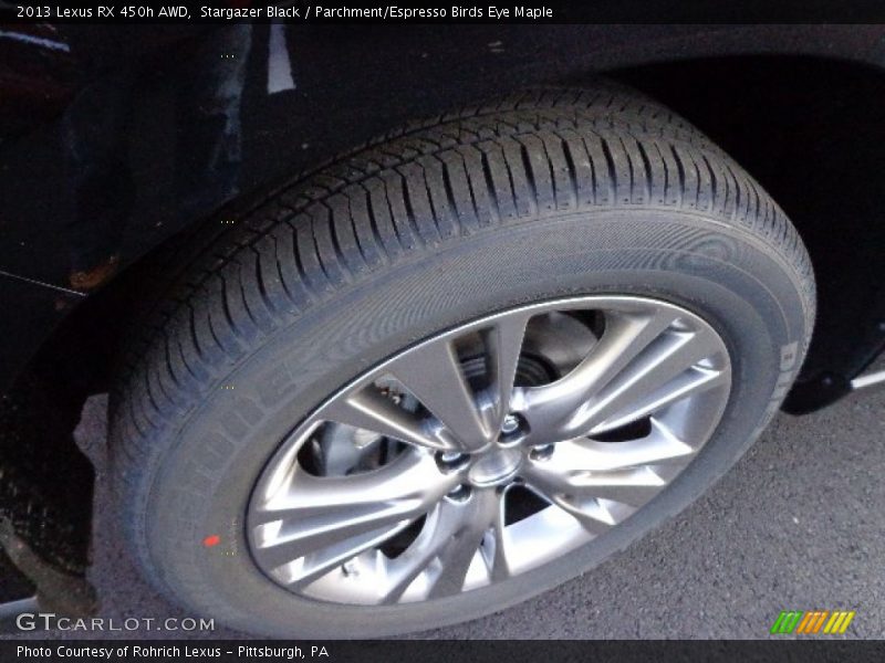Stargazer Black / Parchment/Espresso Birds Eye Maple 2013 Lexus RX 450h AWD