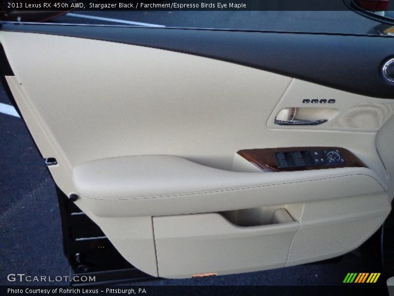 Stargazer Black / Parchment/Espresso Birds Eye Maple 2013 Lexus RX 450h AWD