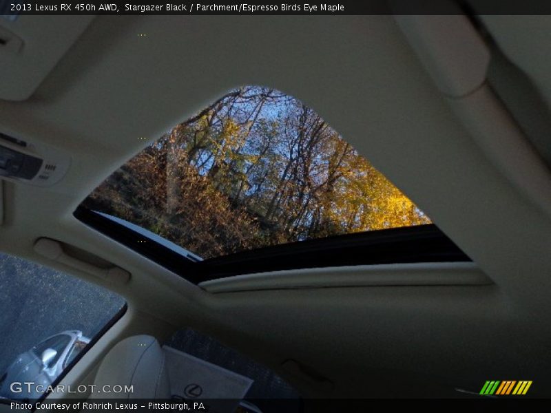 Stargazer Black / Parchment/Espresso Birds Eye Maple 2013 Lexus RX 450h AWD
