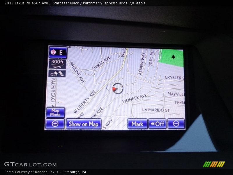 Stargazer Black / Parchment/Espresso Birds Eye Maple 2013 Lexus RX 450h AWD