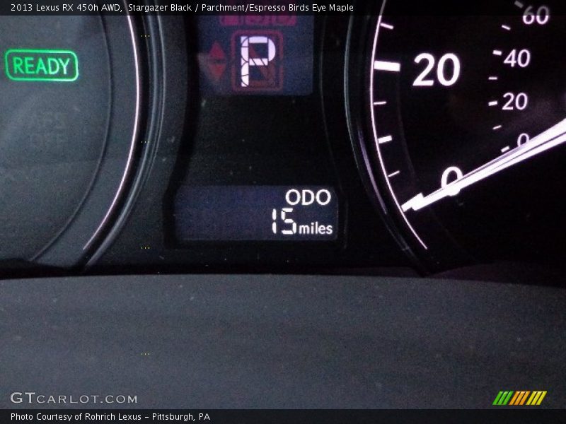 Stargazer Black / Parchment/Espresso Birds Eye Maple 2013 Lexus RX 450h AWD