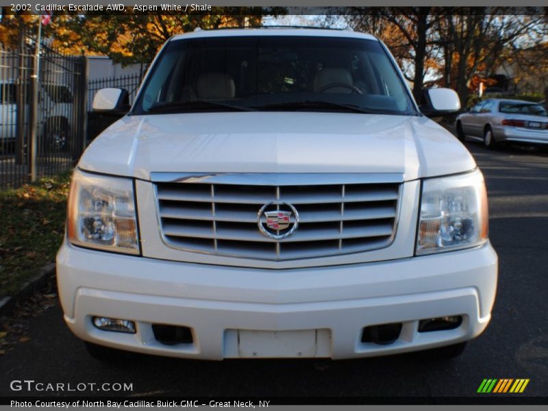 Aspen White / Shale 2002 Cadillac Escalade AWD