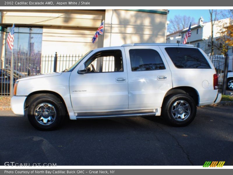 Aspen White / Shale 2002 Cadillac Escalade AWD