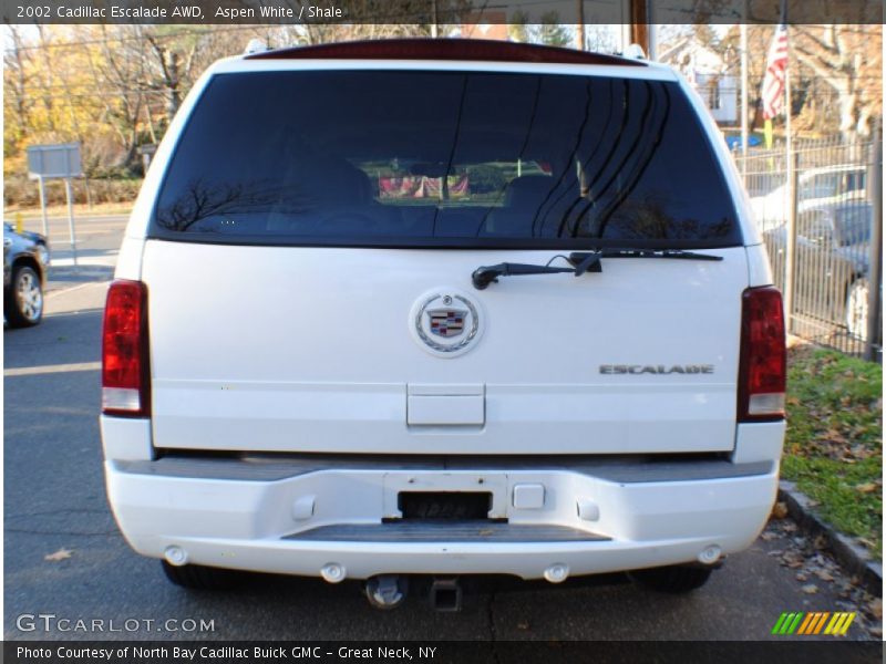 Aspen White / Shale 2002 Cadillac Escalade AWD