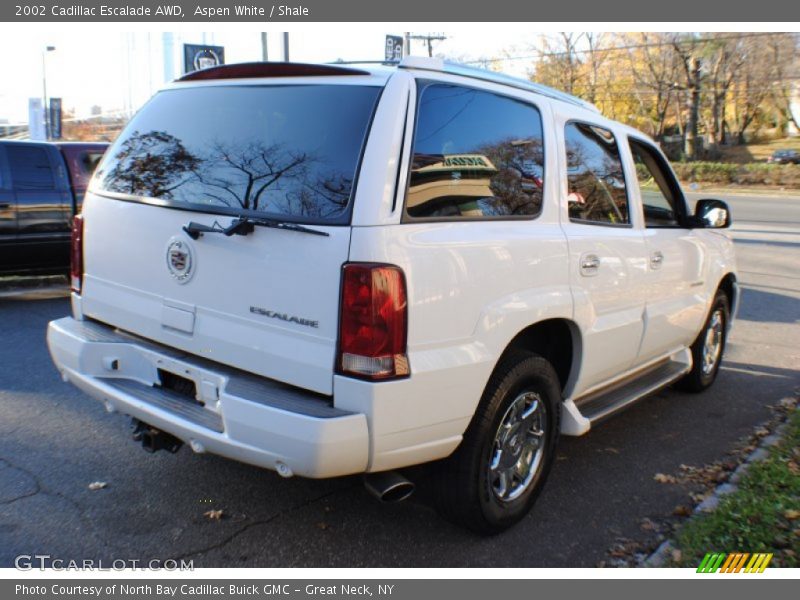 Aspen White / Shale 2002 Cadillac Escalade AWD