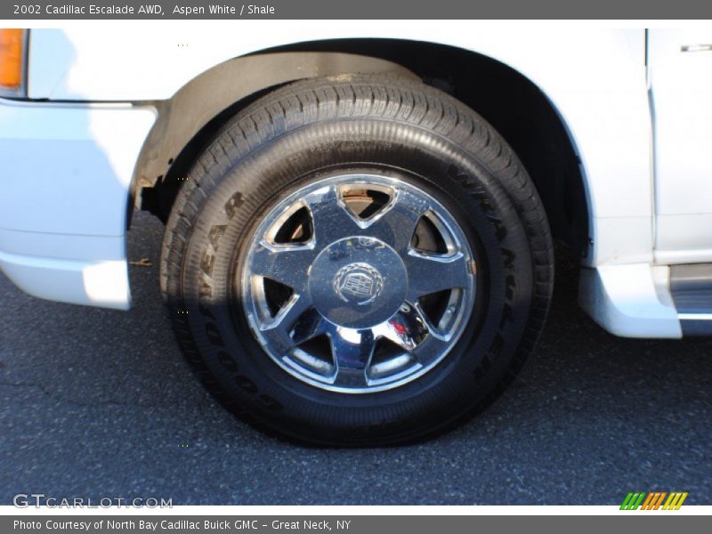 Aspen White / Shale 2002 Cadillac Escalade AWD