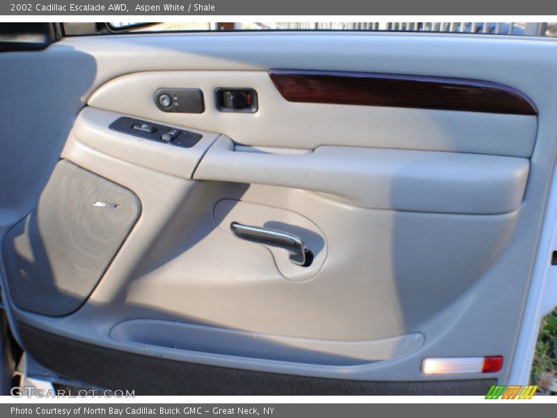 Aspen White / Shale 2002 Cadillac Escalade AWD