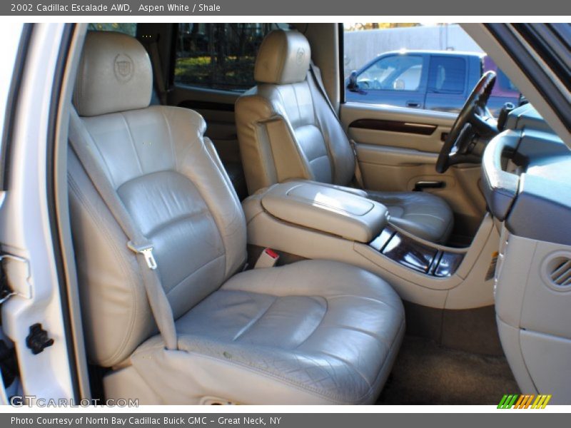 Aspen White / Shale 2002 Cadillac Escalade AWD