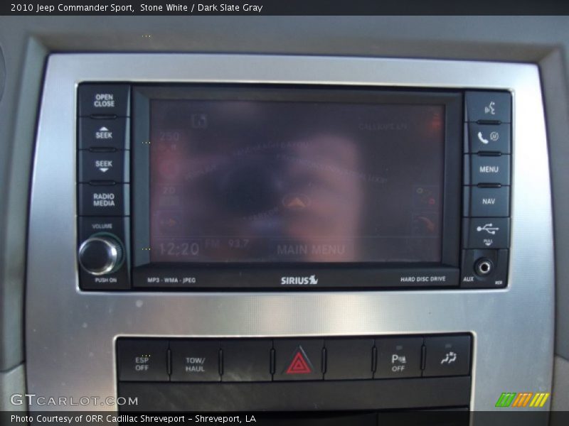 Stone White / Dark Slate Gray 2010 Jeep Commander Sport