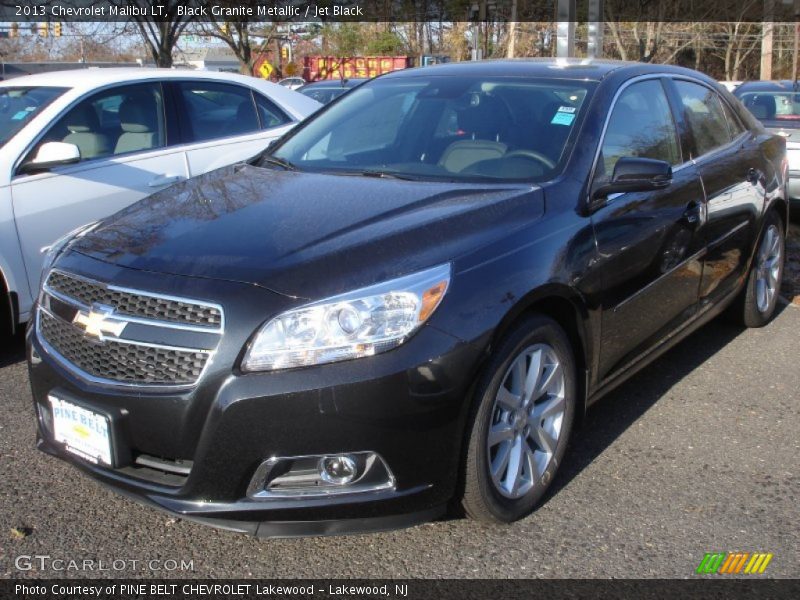 Black Granite Metallic / Jet Black 2013 Chevrolet Malibu LT