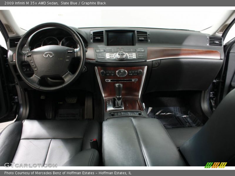 Slate Blue / Graphite Black 2009 Infiniti M 35x AWD Sedan