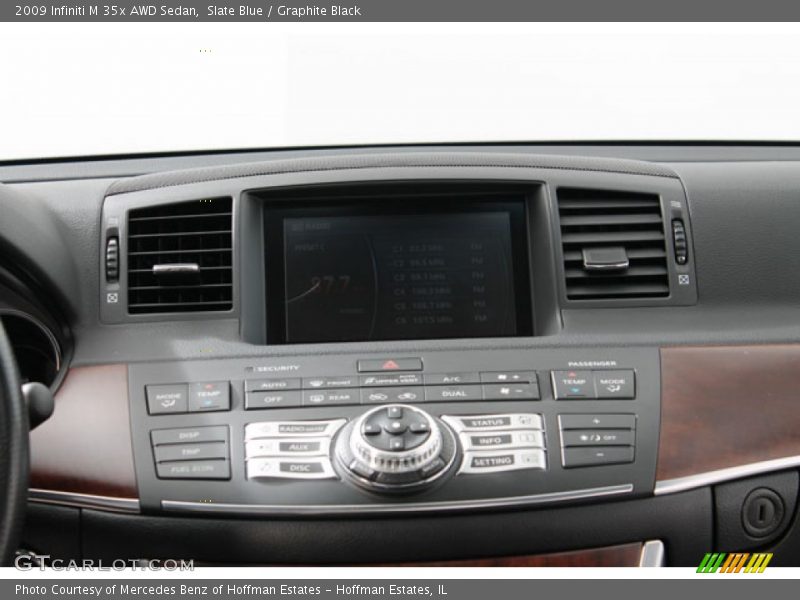 Slate Blue / Graphite Black 2009 Infiniti M 35x AWD Sedan