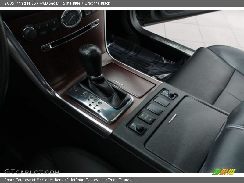 Slate Blue / Graphite Black 2009 Infiniti M 35x AWD Sedan