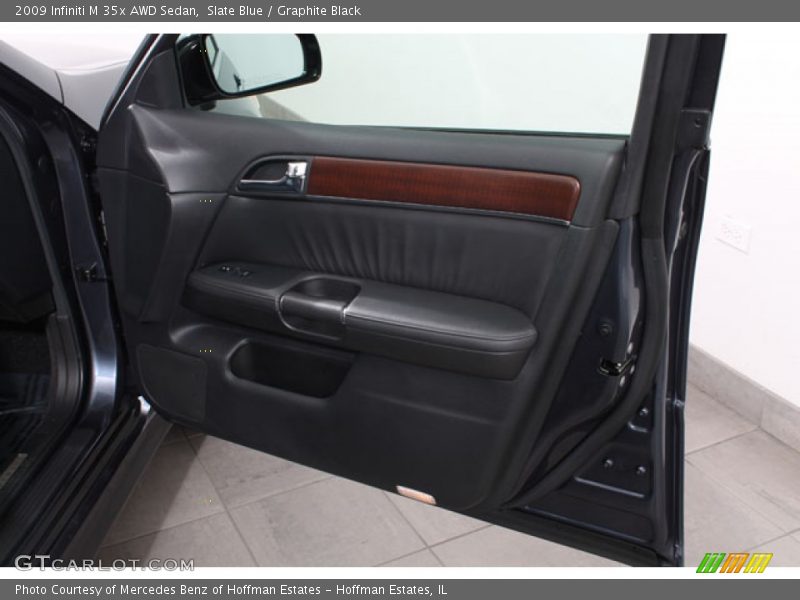 Slate Blue / Graphite Black 2009 Infiniti M 35x AWD Sedan