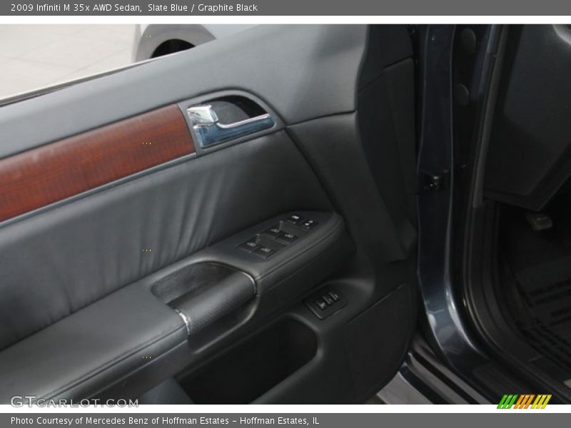 Slate Blue / Graphite Black 2009 Infiniti M 35x AWD Sedan