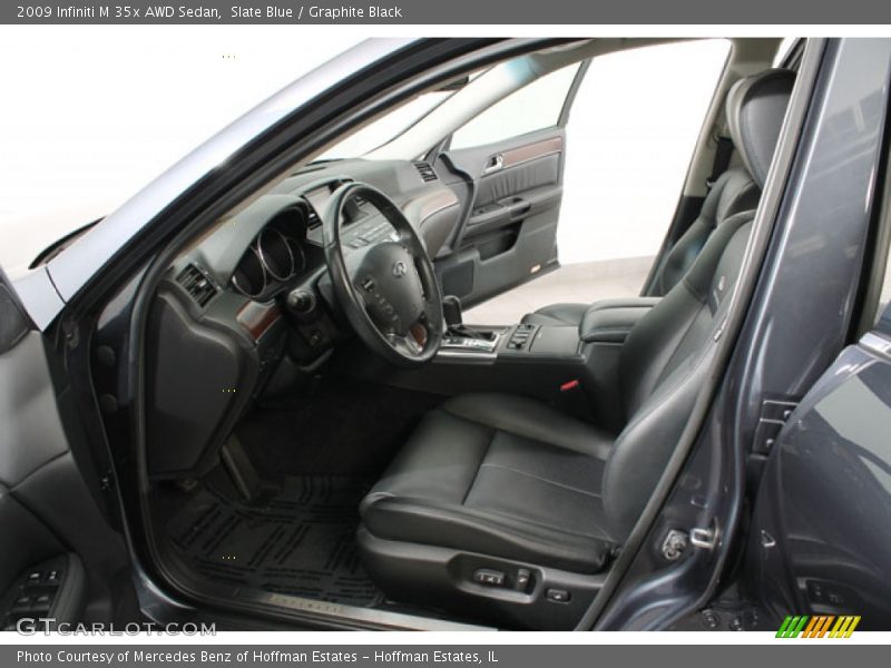 Slate Blue / Graphite Black 2009 Infiniti M 35x AWD Sedan