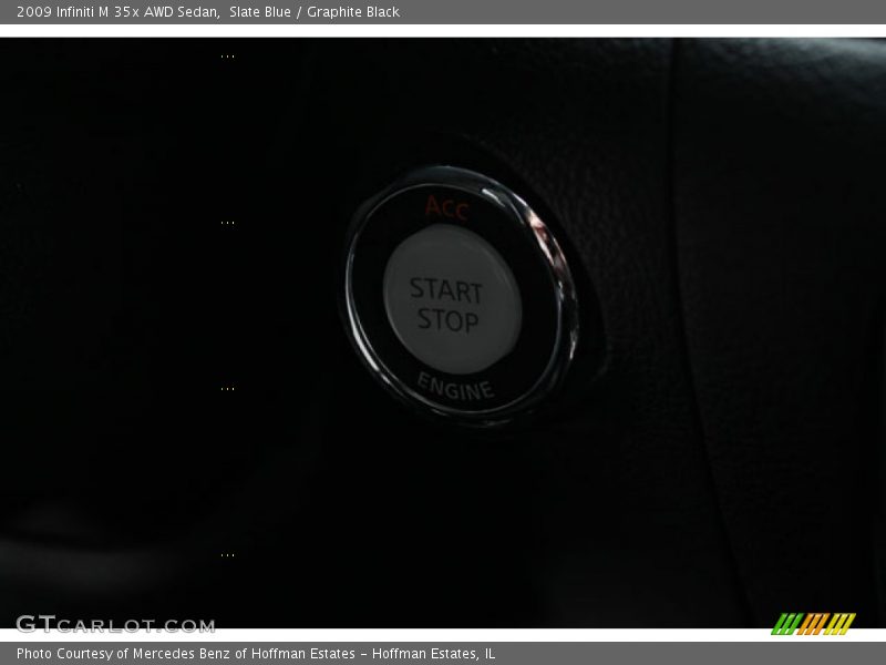 Slate Blue / Graphite Black 2009 Infiniti M 35x AWD Sedan