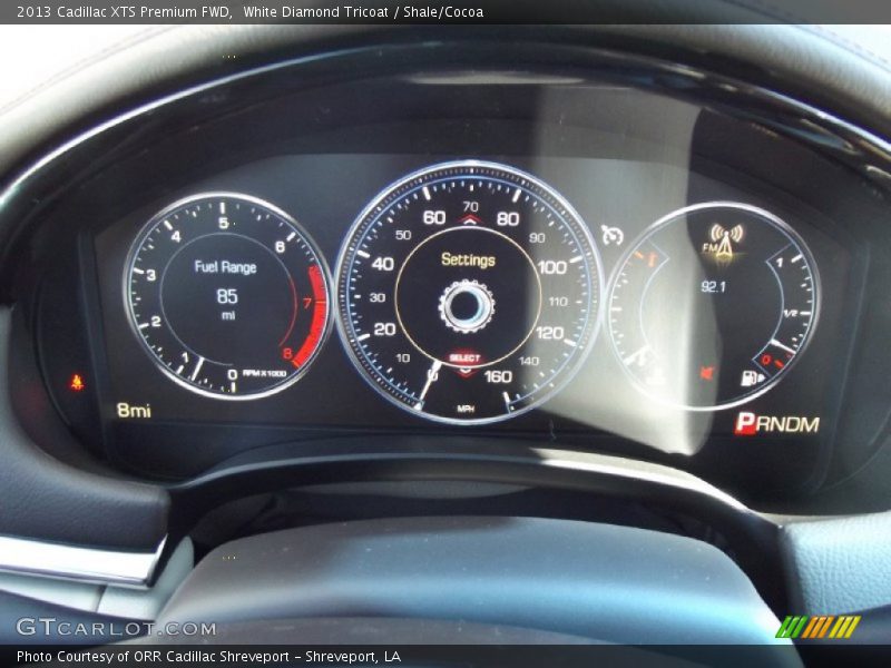 White Diamond Tricoat / Shale/Cocoa 2013 Cadillac XTS Premium FWD